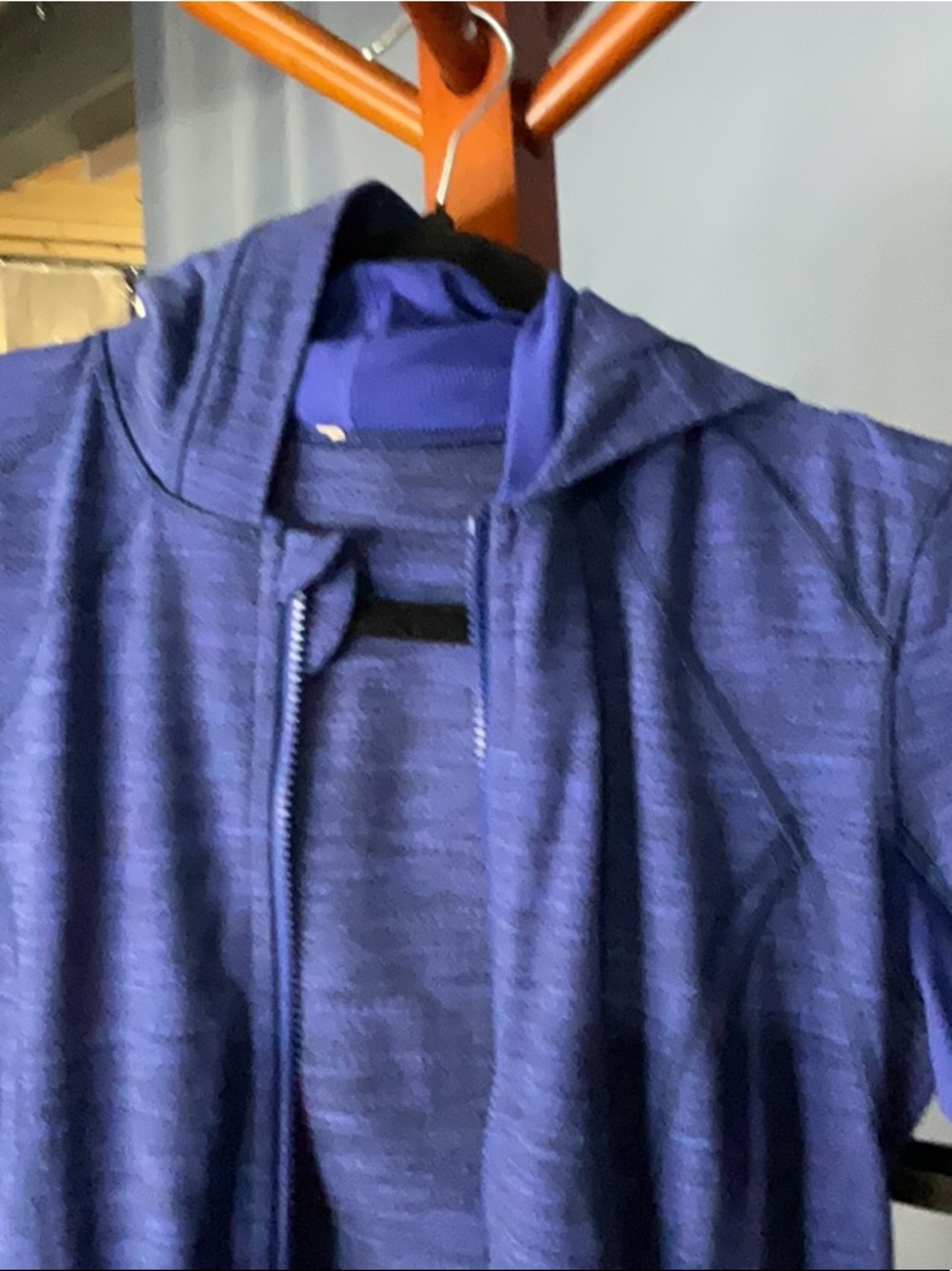 Lululemon Blue Sweater Hoodie Sz 6 As Is